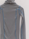 BASERANGE Turtleneck T-shirt sweater TTOMT series collection Organic cotton Portugal BAS-TTOMT-RB-SP25-BOW BLUE TTOMT-RI-000